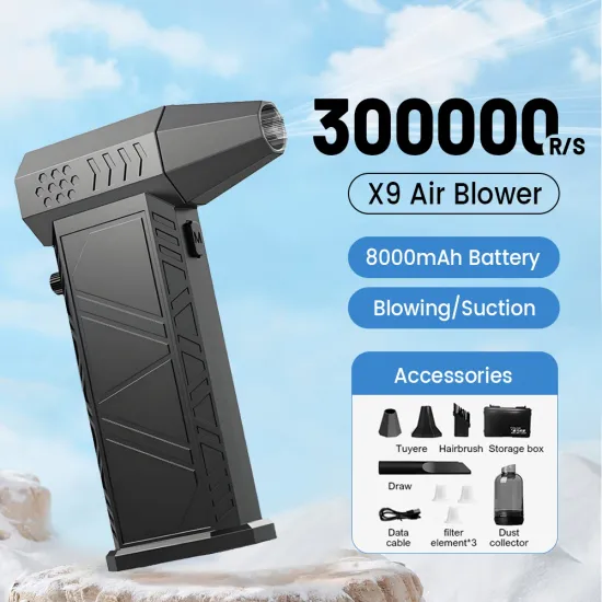 X9 미니 에어건 BLDC 300000RPM 8000mAh