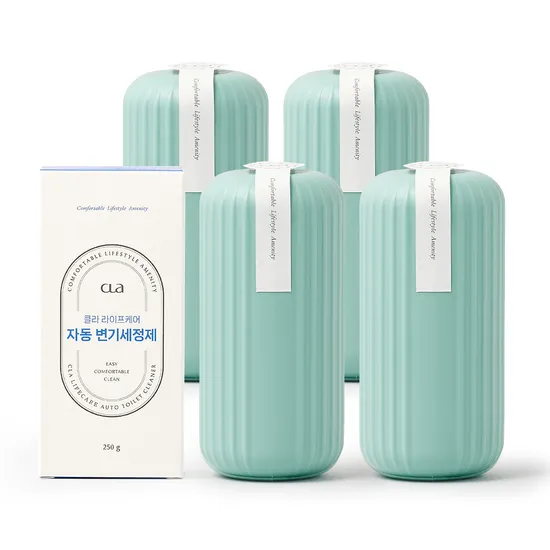 클라 라이프케어 자동 변기세정제 250g 4개
