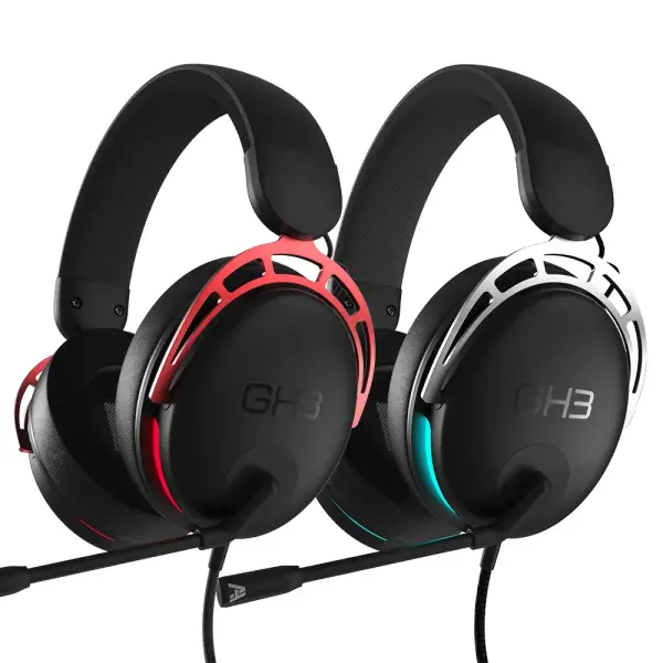 GH3 가상 7.1채널 프리미엄 유선 게이밍 헤드셋 마이크 LED