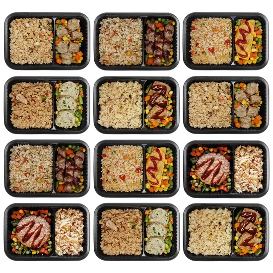 리빙케이 볶음밥 도시락 6종 12팩