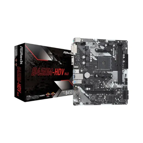 ASRock B450M-HDV R4.0 메인보드