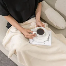 부드러운 양면 극세사 담요 컬러 4종