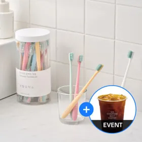 생활공작소 초미세모 콤팩트 칫솔 24개입