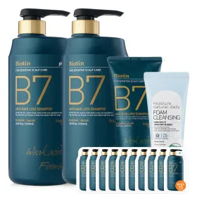 B7 약산성 샴푸 1000ml 1000ml 200ml 10매 클렌징폼