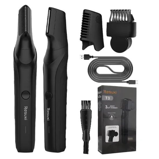 레스욱시 남성용 전기 바디 트리머 3in1