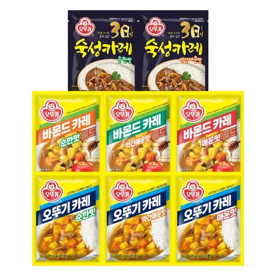오뚜기 분말카레 3개 3개