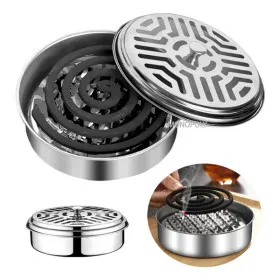 휴대용 스틸 모기향 연소 거치대 케이스