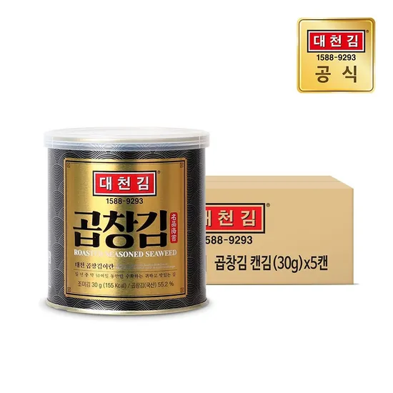 곱창 캔김 30g 5캔