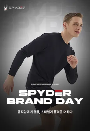스파이더 남성 기능성 웜웨어 상하의 세트