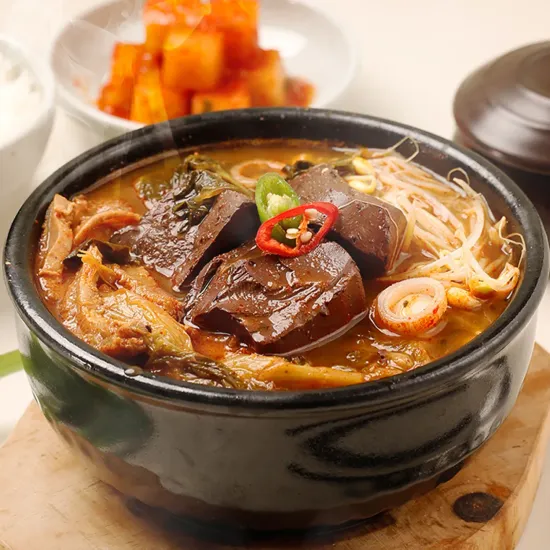 가야 선지 해장국 630g x 4팩 국내산 선지 23% 우거지 깐양