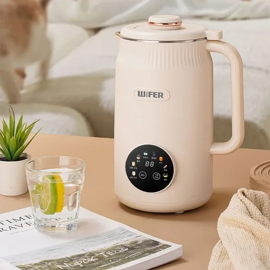 두유제조기 자동 두유 콩물 죽 1.2L 터치형 한글버전 청소솔 계량컵