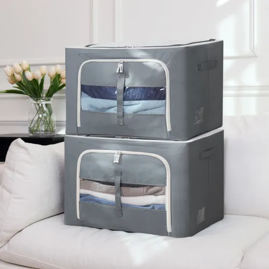 수납박스 옷보관함 정리박스 66L 1+1