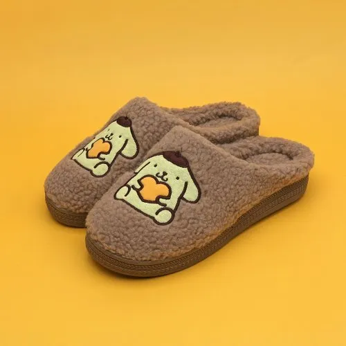 산리오 폼폼푸린 하트 방한슬리퍼