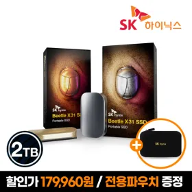 SK하이닉스 Beetle X31 2TB 외장SSD 전용파우치