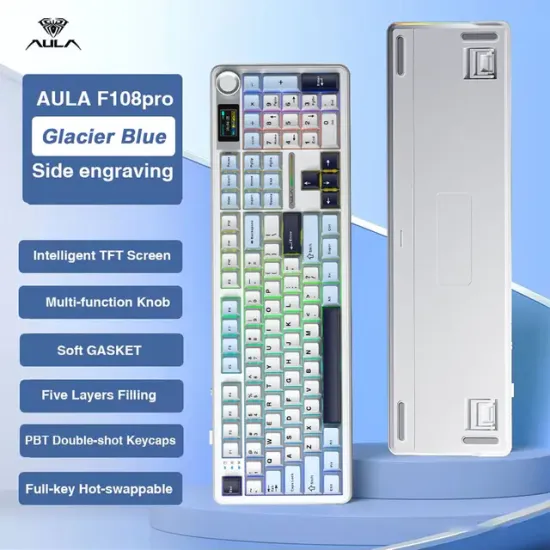 독거미 AULA F108 Pro 유무선 기계식 키보드