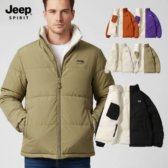 지프 스피릿 리버시블 양면 후리스패딩 점퍼