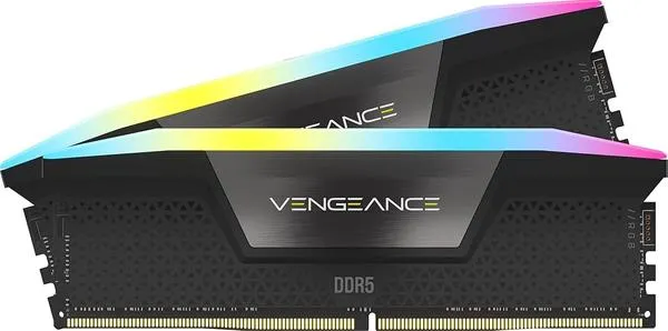 CORSAIR DDR5-6400 CL42 VENGEANCE RGB BLACK 128GB(64Gx2)
