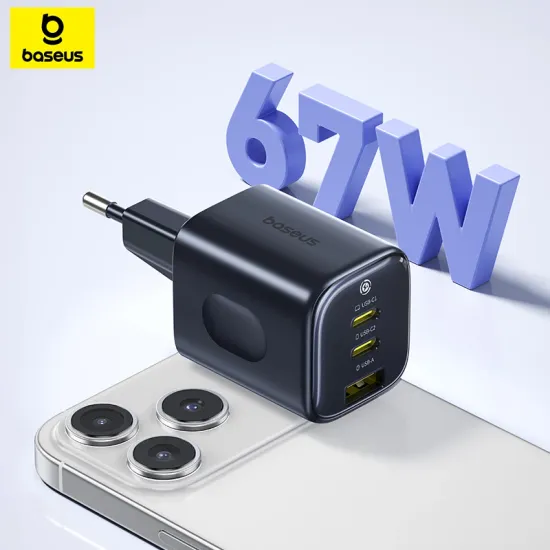 베이스어스 피코고 67W GaN 충전기 PD 충전 타입 C USB 충전기