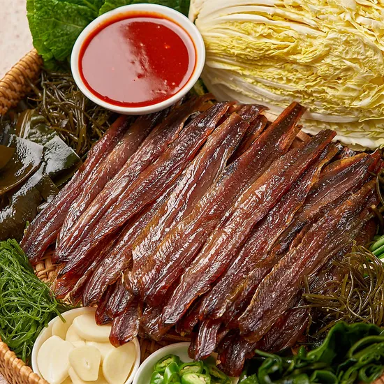 구룡포 해풍건조 과메기세트 5미 10쪽 야채세트