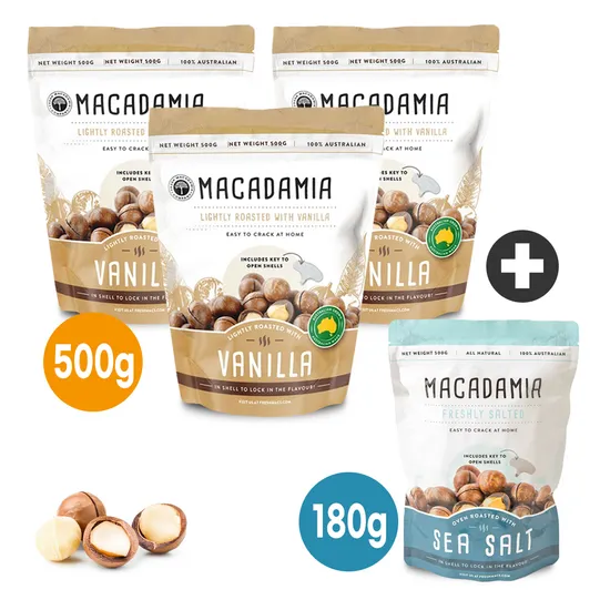 프레시맥 마카다미아 4봉 바닐라 3봉 씨솔트 1봉