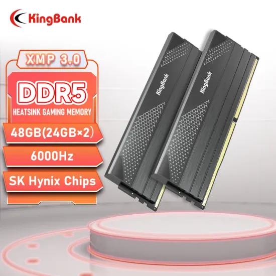 킹뱅크 24Gx2 6000MHz DDR5 블랙 CL28 하이닉스 M 다이