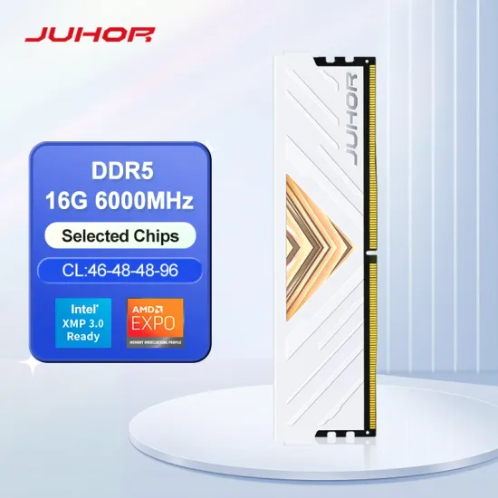 JUHOR DDR5 16GB 5600MHz 6000MHz DIMM 데스크톱 컴퓨터 게임 메모리 램