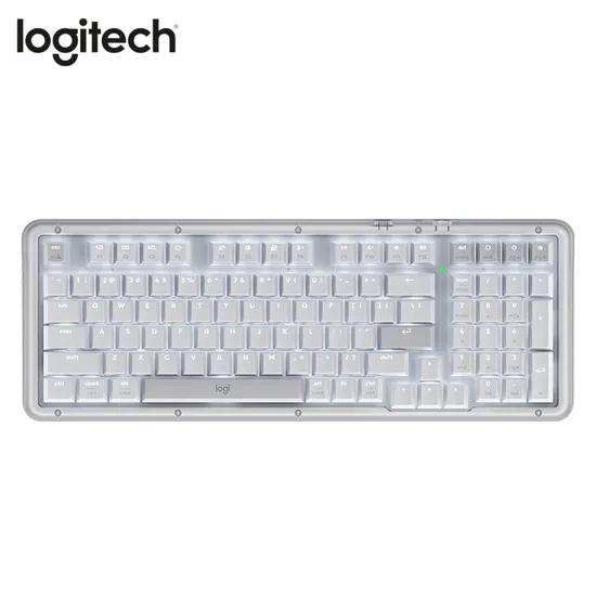 로지텍 K98 무선 기계식 키보드 핫스왑 K98M 화이트 마블축