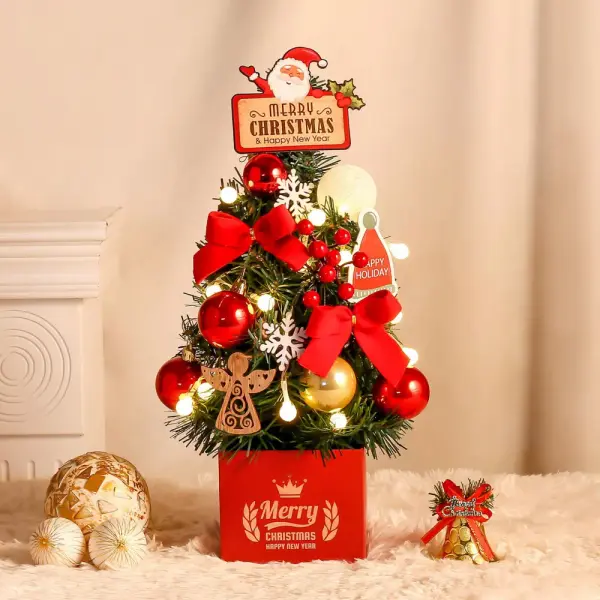 크리스마스 미니트리 전구 오너먼트 풀세트