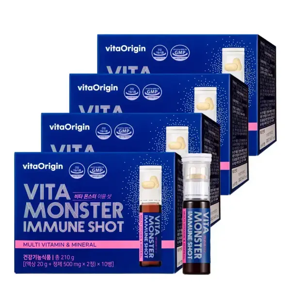 10분러시)비타오리진 이뮨샷 10개입 4통 총 40개입