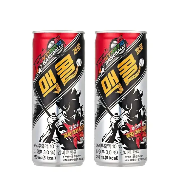 맥콜 제로 250ml X 30캔