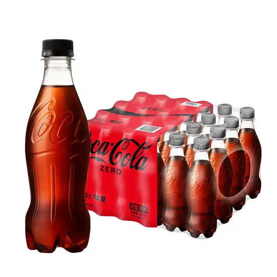 코카-콜라 제로 라벨프리 PET 370ml 24개