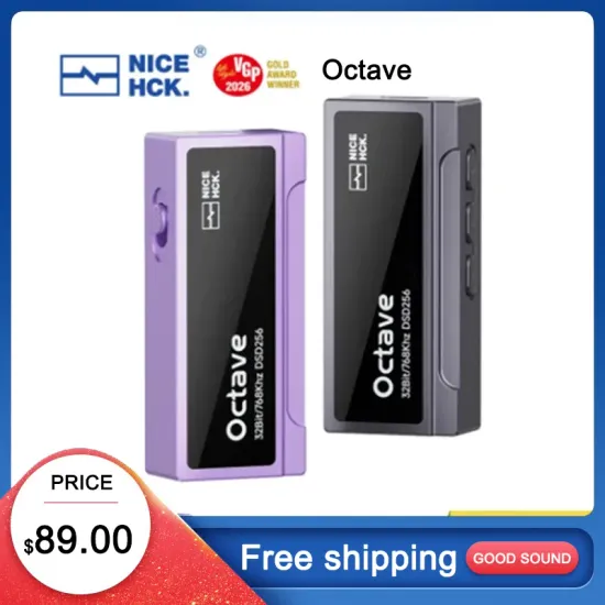 Nicehck Octave (ES9039Q2M + Dual SGM8262 탑재 DAC)