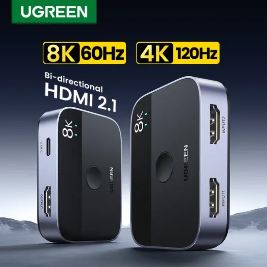 UGREEN HDMI 2.1 모니터 스위치 외 1 케이블