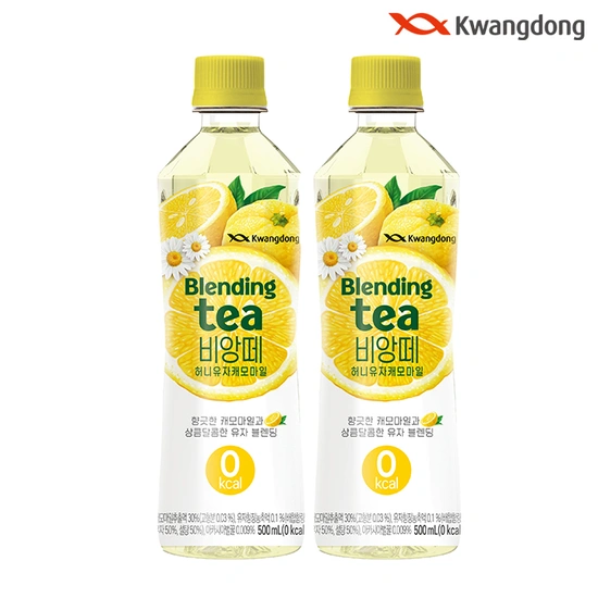 광동제약 비앙떼제로 유자캐모마일 500ml x24병/품절