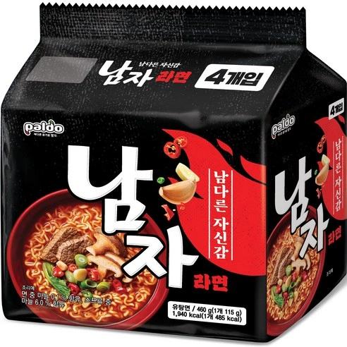 팔도 남자라면 4개 1,980원