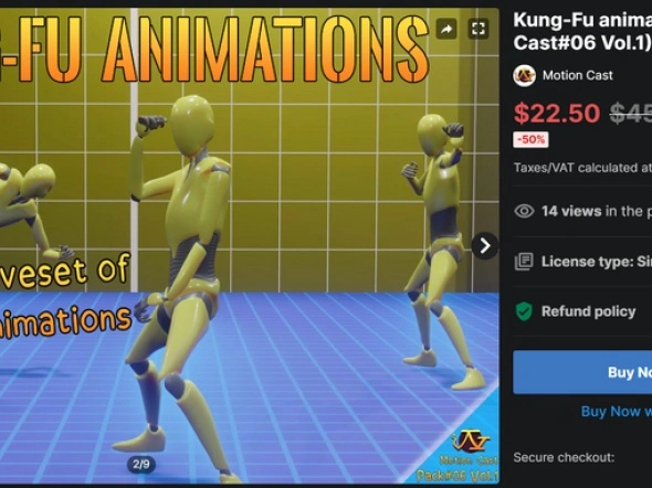 무료배포 : 쿵후 애니메이션 (~8/22)