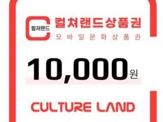 컬쳐랜드 모바일문화상품권 1만원권 9200원 (1/24)