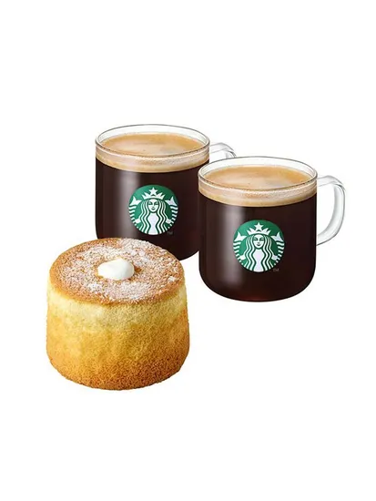 스타벅스 아메리카노 T 2잔 카스텔라