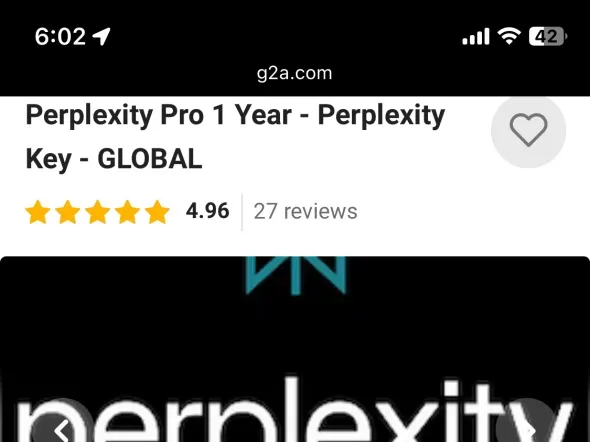 Perplexity Pro 1년 구독