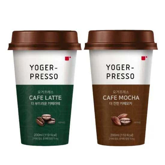요거프레소 컵커피 4종 200ml 20컵