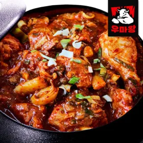 가마솥 찜닭 간장 매콤 맛선택 총2kg