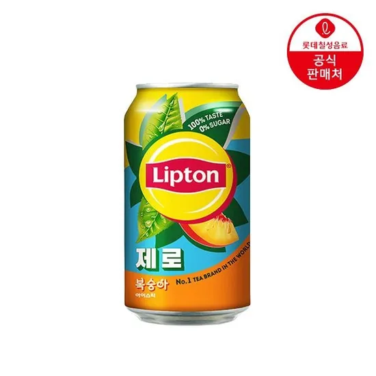 립톤 제로 복숭아 아이스티 355ml 24캔
