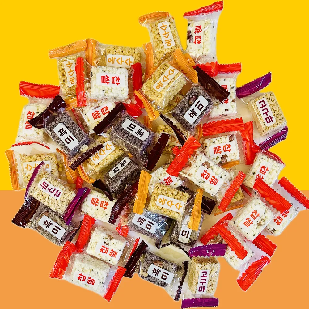 추억의 찹쌀과자 8g 80봉 맛 랜덤