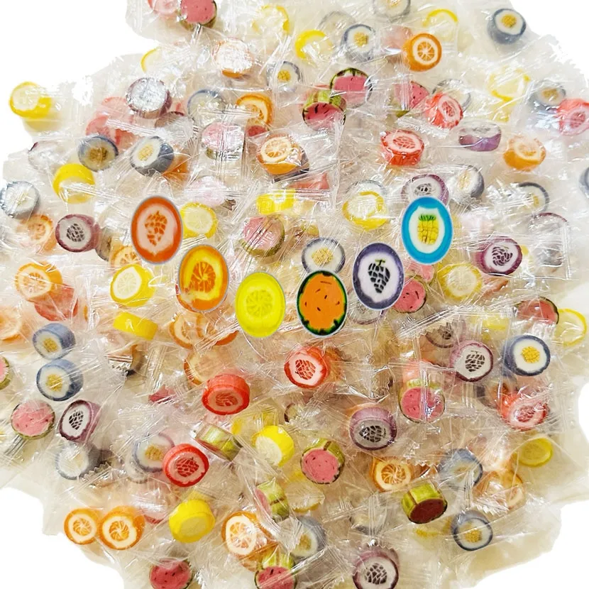 크리스마스행사 과일맛 국산수제 사탕 팝 미니 캔디 350g 랜덤 발송 그로미 개별포장