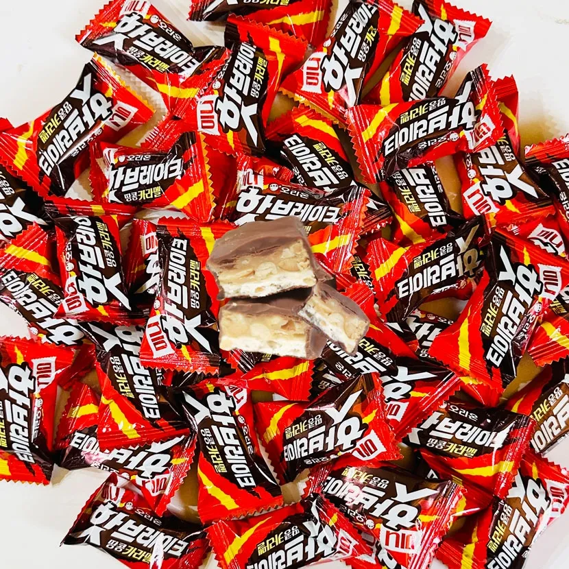 땅콩카라멜 초코바 15g x 30봉 랜덤