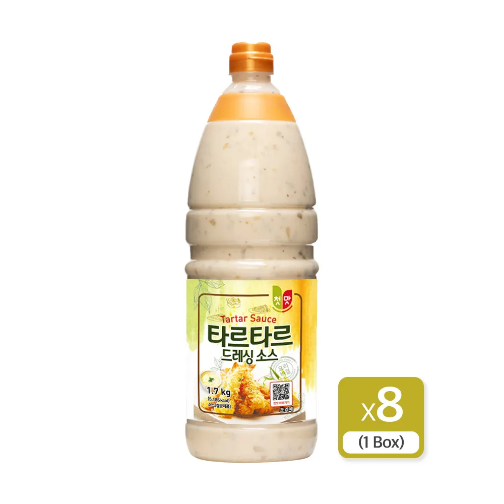 첫맛 타르타르드레싱소스 1.7kg x 8개