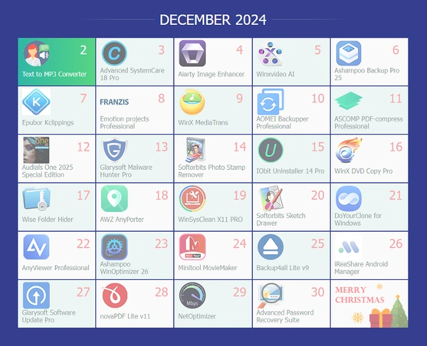 winxDVD 2024  Text to MP3 Converter  프로그램 무료배포